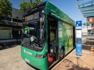 image of zero emission bus